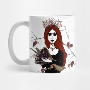 Autumn Goddess, Autumn Girl, Samhain Mug